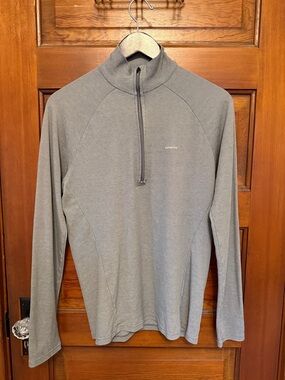 Patagonia Capilene Lightweight Zip Neck Pullover Grey Medium